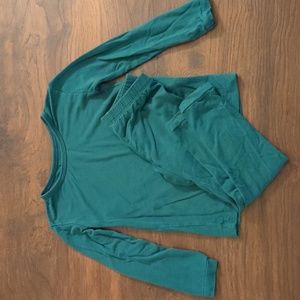 Kyte BABY Green Kids Pajama Set